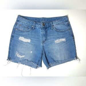 Seven7 Women's Distressed Denim Shorts Size- 6